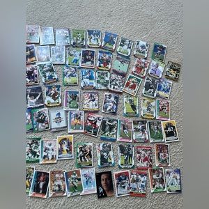 Football cards in perfect condition